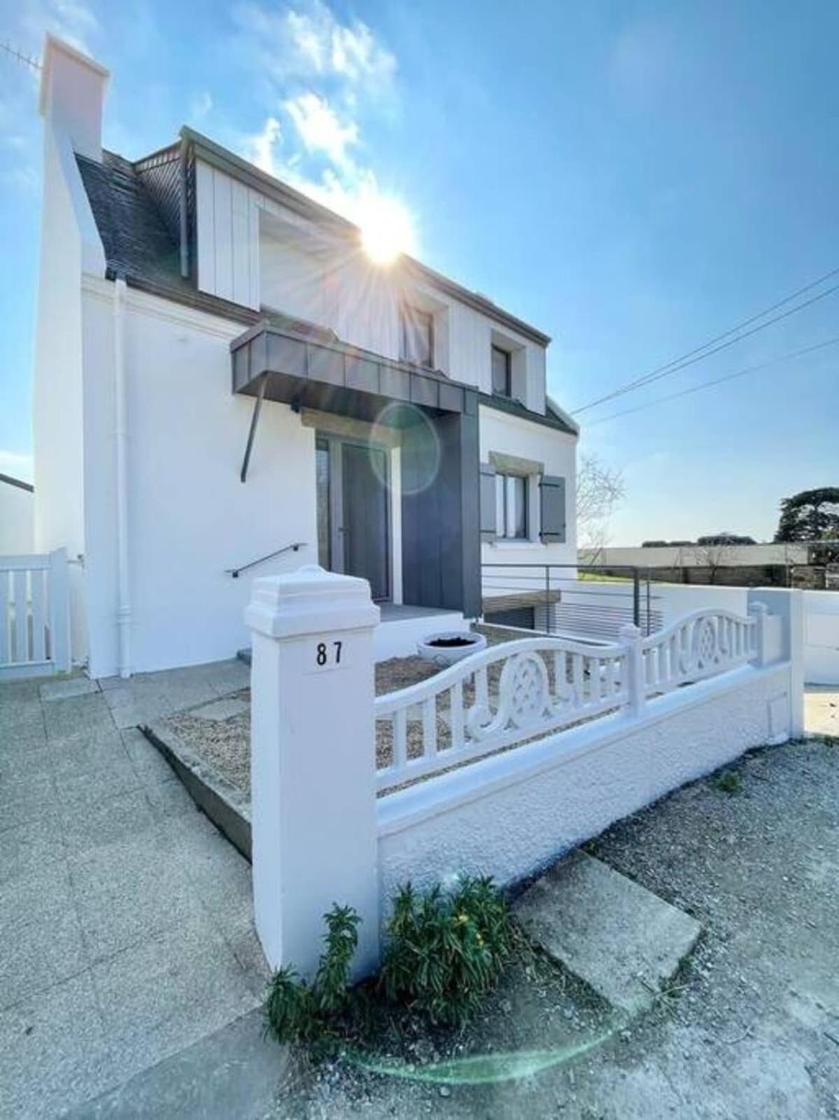 Maison De Charme Vue Mer 180 Renovee Acces Plage Riantec Kültér fotó
